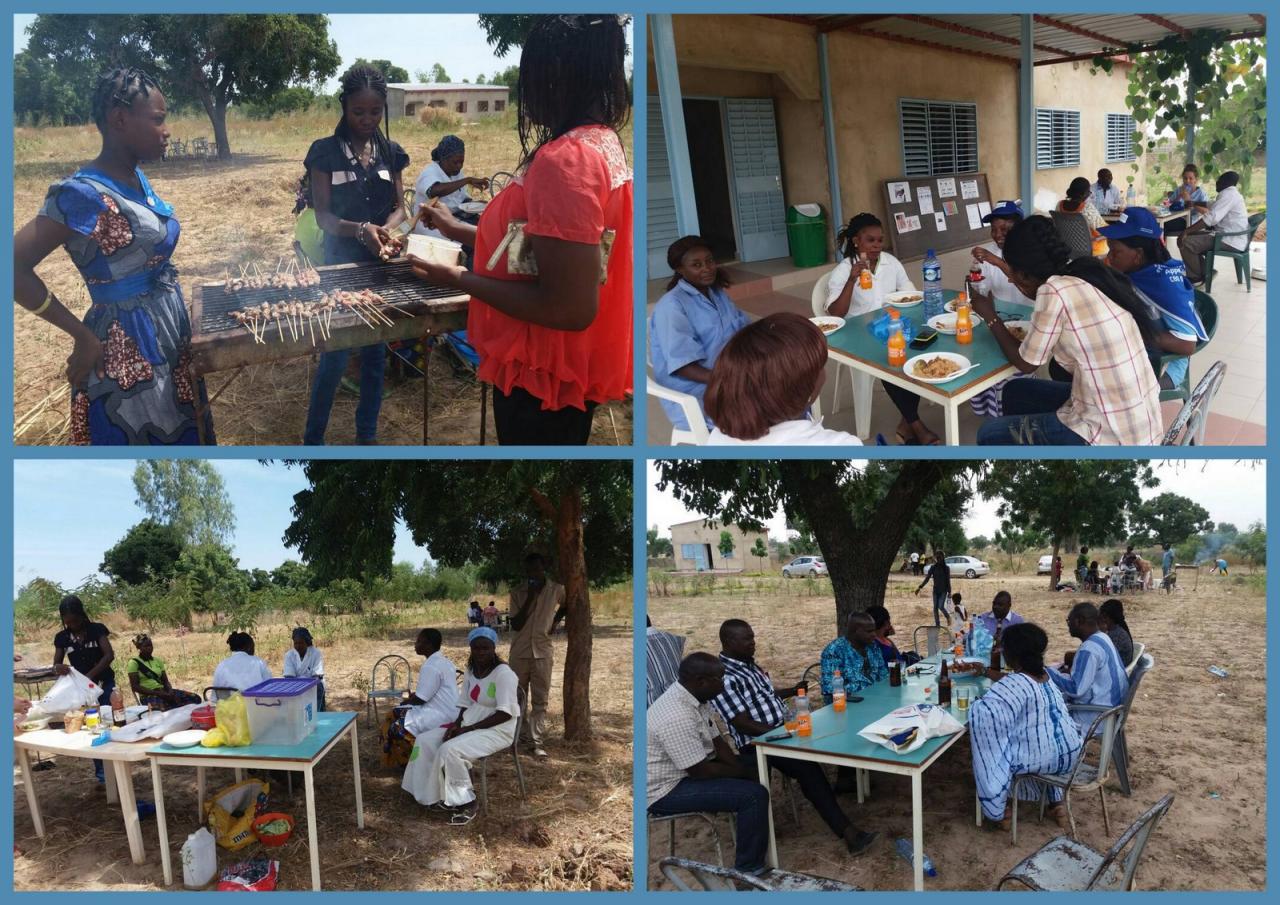 repas lors de la 2ème journée prévention